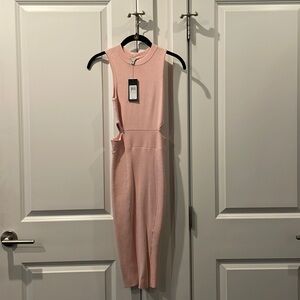 NWT Guess Bodycon Pink Cut Out Dress Size XS